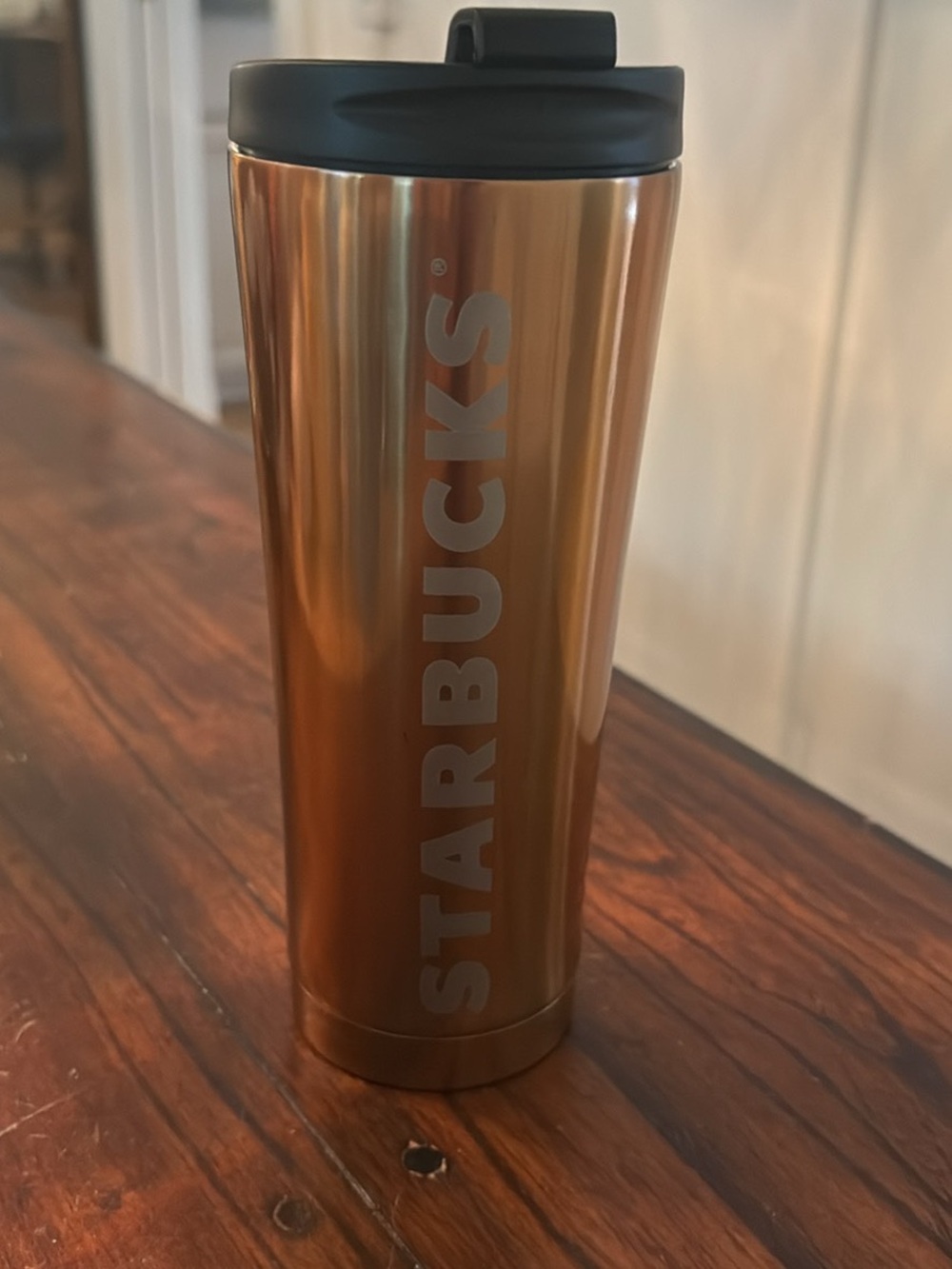 Starbucks Copper Stainless Steel 12oz Travel Tumbler 2012 - LIKE NEW!!